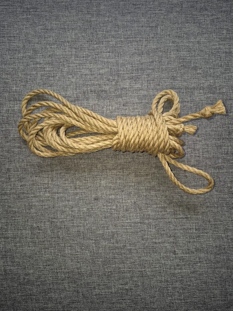 Premium Jute Shibari Amatsunawa rope - 6mm (8m, Thistle)
